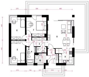 Parter projektu - Oliwka bez garażu [B]