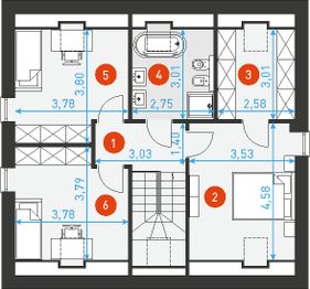 Poddasze projektu - Z Podcieniami 3