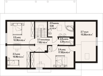Poddasze projektu - Osiek 47 dw