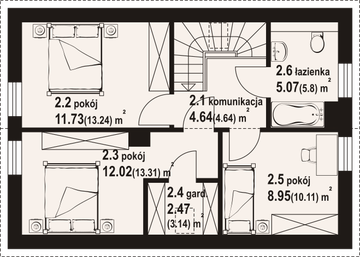 Poddasze projektu - Świdnik aa 70