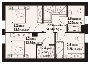 Poddasze projektu - Świdnik aa 70 dws