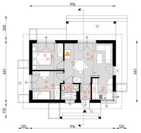 Parter projektu - D237D wersja drewniana