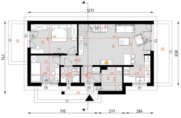 Parter projektu - D295D wersja drewniana