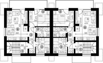 Poddasze projektu - Bliźniak 6