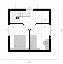 Poddasze projektu - Fiołek