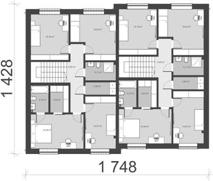 Piętro 1 projektu - uA374v2