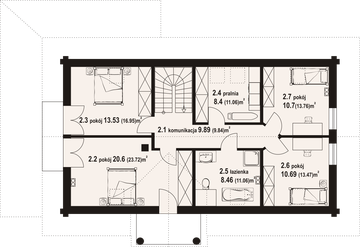 Poddasze projektu - Tramowo dw
