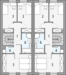 Piętro 1 projektu - Julia B - bliźniak PLP
