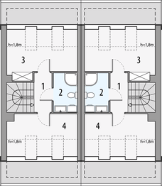 Poddasze projektu - Julia B - bliźniak PLP
