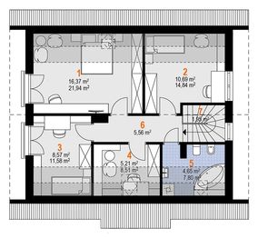 Poddasze projektu - Aga Solo (1913)