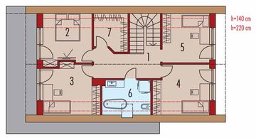 Poddasze projektu - Rudolf energo plus