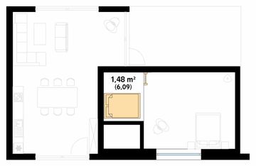 Poddasze projektu - Śmiałek 2 dr-S