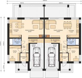 Parter projektu - APS 307 wariant 3 dwulokalowy