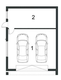 Rzut parteru projektu - BK-36