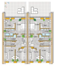 Poddasze projektu - Ella dom jednorodzinny dwulokalowy