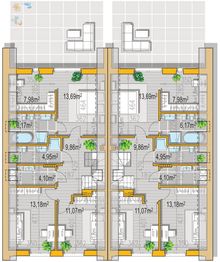 Poddasze projektu - Ella dom jednorodzinny dwulokalowy