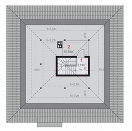 Poddasze projektu - Domena 121 C3