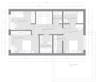 Poddasze - Dom szkieletowy Creative Smart 160