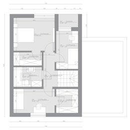 Poddasze - Dom szkieletowy Double Family Smart 140