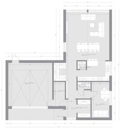 Rzut parteru - Dom szkieletowy Viking Smart 220