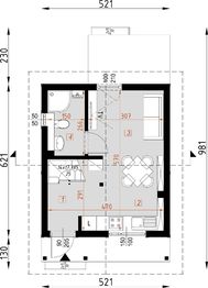 Parter projektu - D421 - wersja drewniana