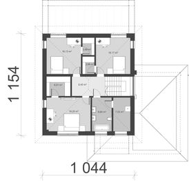 Piętro 1 projektu - uA398v1