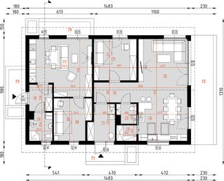 Parter projektu - D430 - wersja drewniana