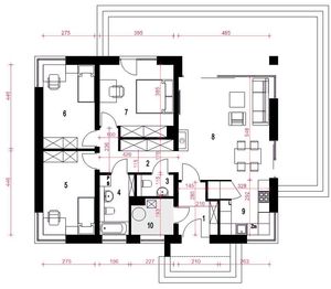 Parter projektu - Oliwka bez garażu [B1]