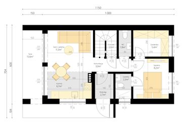 Parter projektu - Stodoła 2 mk