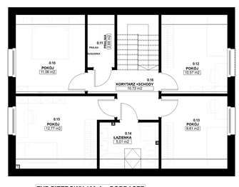 Poddasze - Dom prefabrykowany Piętrowy 130A