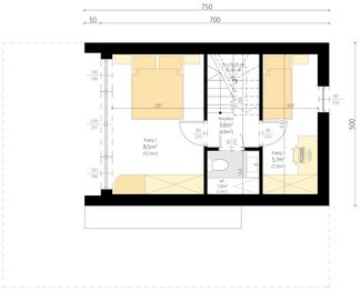 Poddasze projektu - Stodoła mini