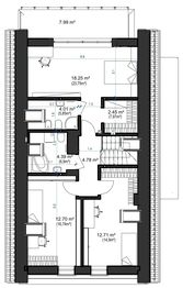 Poddasze projektu - Domidea 50d40 w4