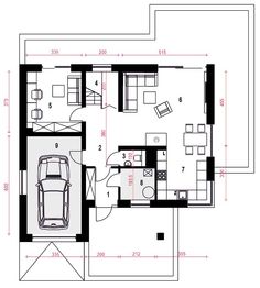 Parter projektu - Karla z garażem 1-st. [A]