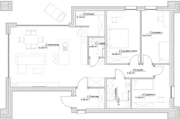 Parter - Dom prefabrykowany DEX106