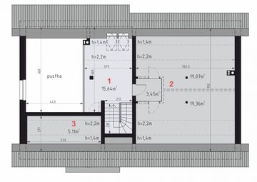 Poddasze projektu - Domena 118 C1