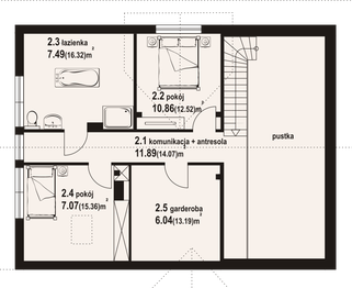 Poddasze projektu - Rycerka dw