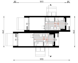 Poddasze projektu - D435A - wersja drewniana