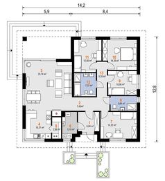 Parter projektu - Kwadra Rex (1946)