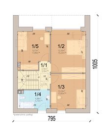 Poddasze projektu - Lungo 4 mini modern