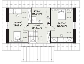 Poddasze projektu - Surażkowo 2