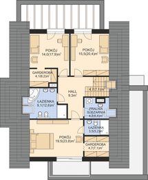Poddasze projektu - APS 268 wariant 2 ECO