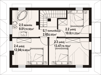 Poddasze projektu - Szyszkowo dw