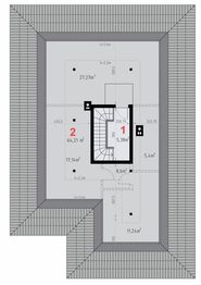 Poddasze projektu - Domena 166 C