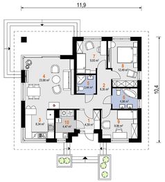 Parter projektu - Kwadra Meta (1955)