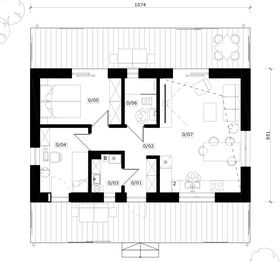 Parter projektu - Lato - murowany