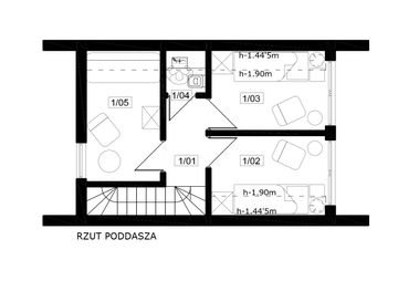 Poddasze projektu - Jaskółka 4