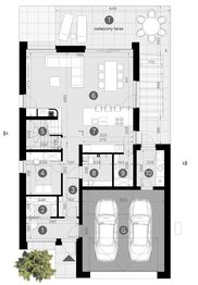 Parter projektu - Homekoncept 130 wariant 02