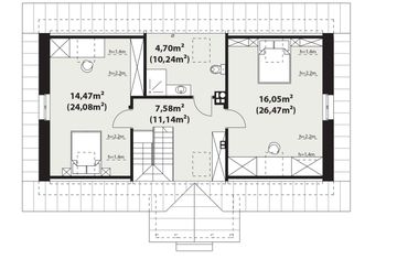 Poddasze projektu - Surażkowo 3