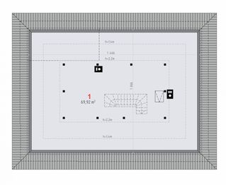 Poddasze projektu - Domena 163 C3