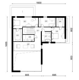 Piętro 1 projektu - N-247